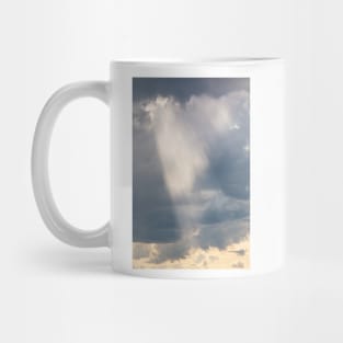 Sunbeam light ray from clouds Mug